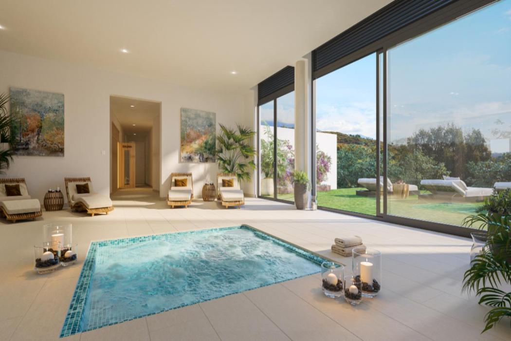 Costa Del Sol Mijas Golf First Line-Near Marbella - Stunning Views - Ground Floor Penthouse Appartement - 3 Bedrooms - Big Terras And Garden 2- 6 Persons One Price! - Completely Furnished And Equipt For An Unforgetable Holiday And Golf Matches Pleasu Kültér fotó